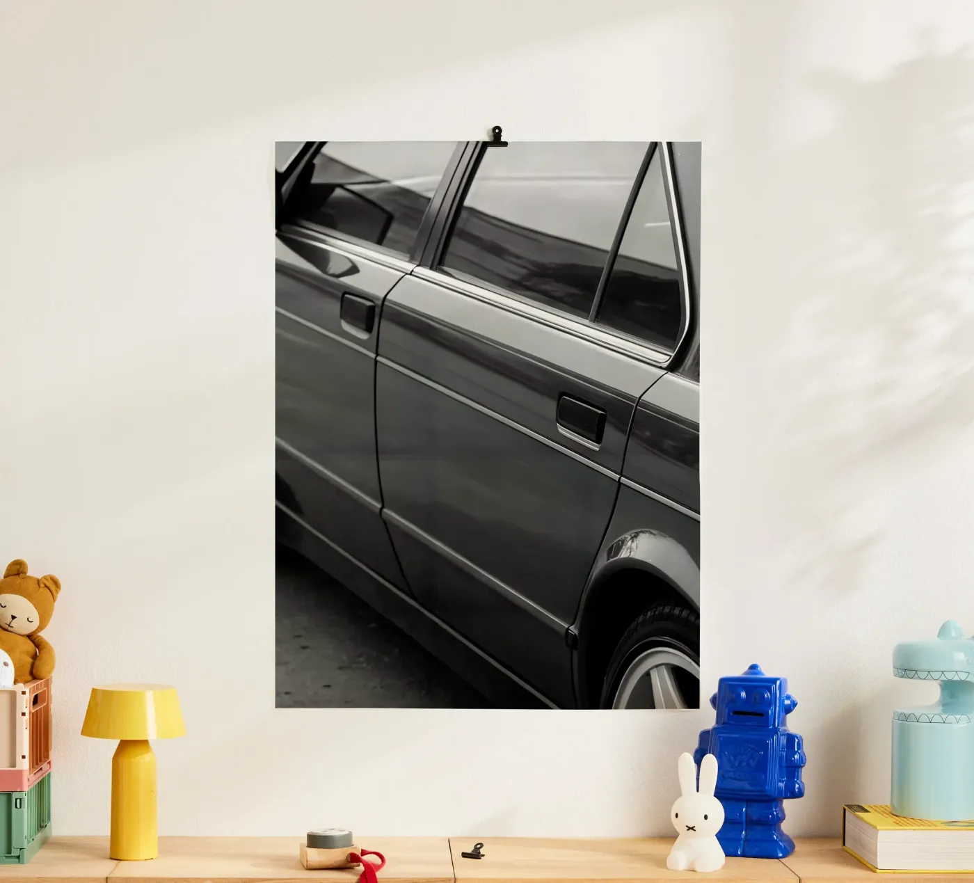 Monochrome Classic Cars Poster von CAR EDITION