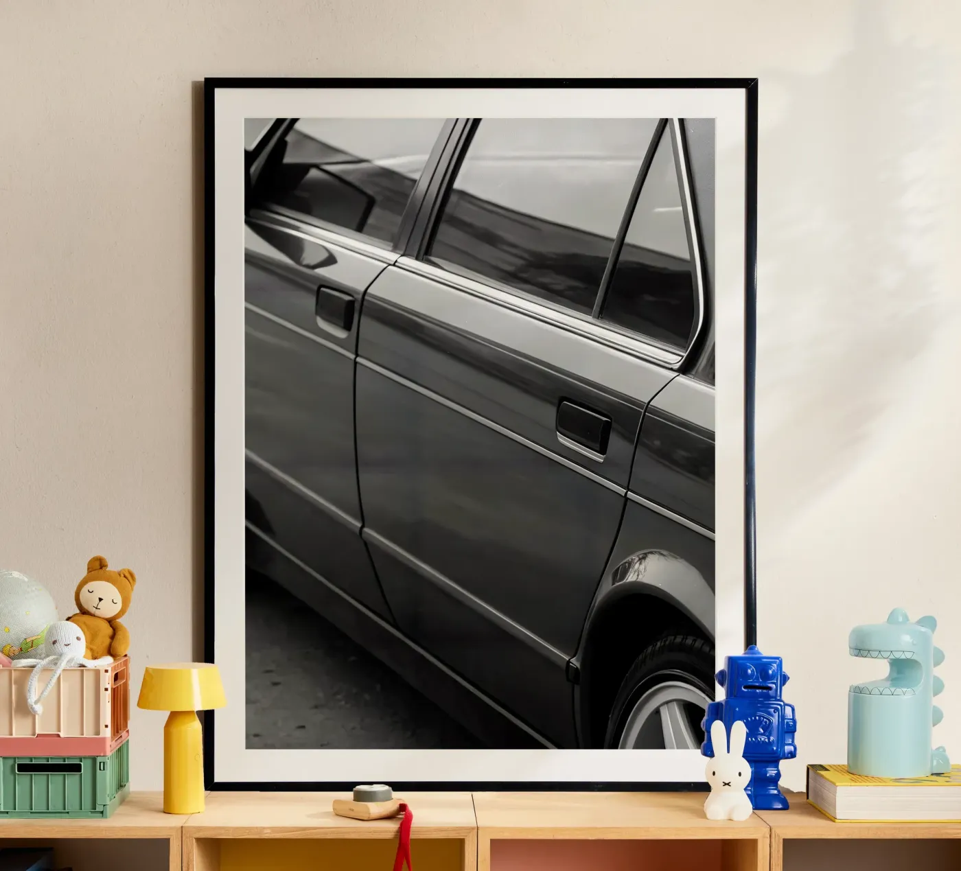 Monochrome Classic Cars Poster von CAR EDITION