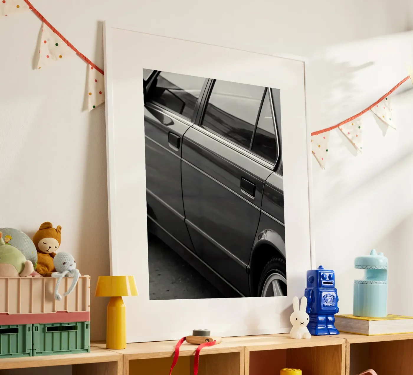 Monochrome Classic Cars Poster von CAR EDITION