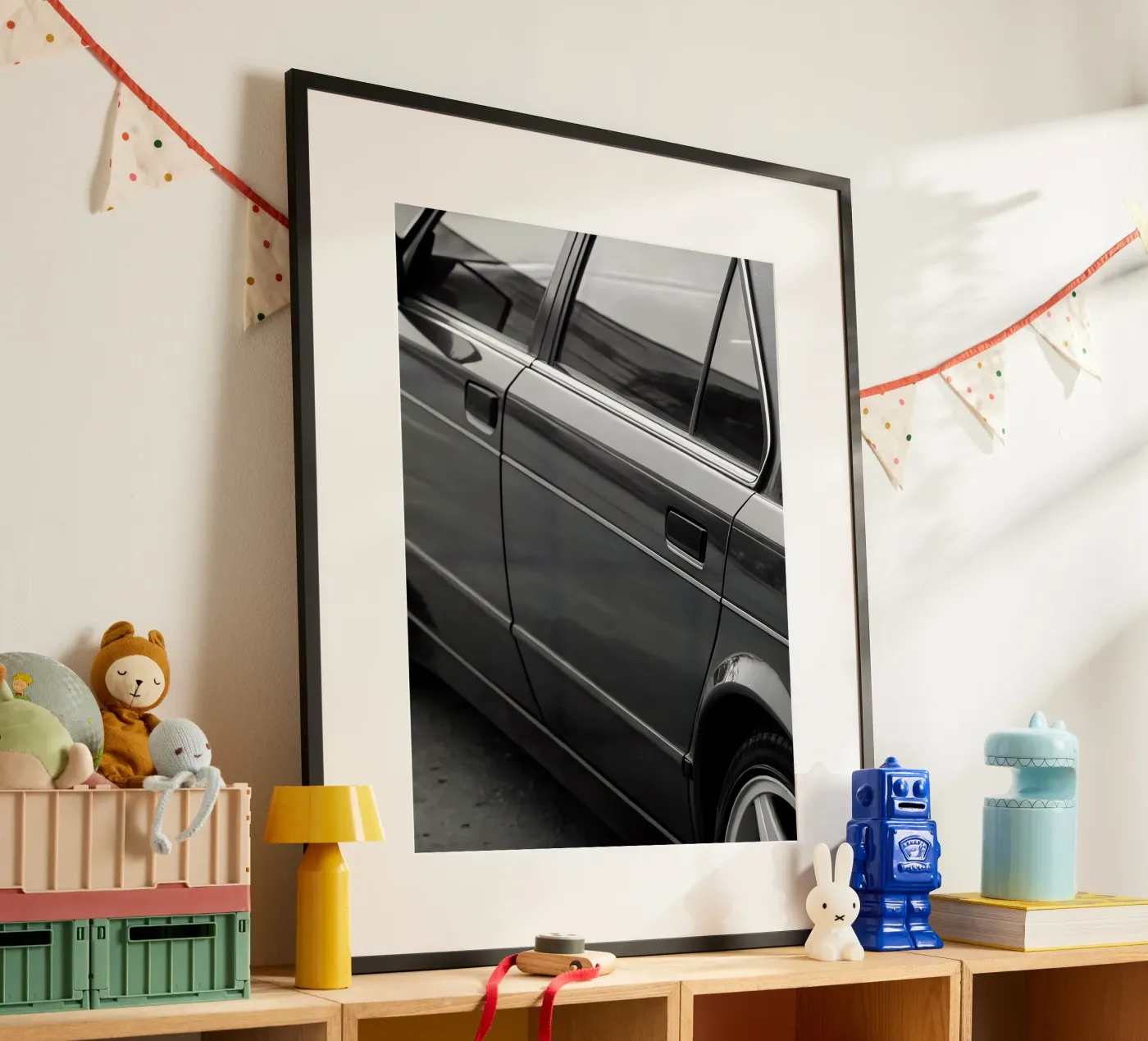 Monochrome Classic Cars Poster von CAR EDITION