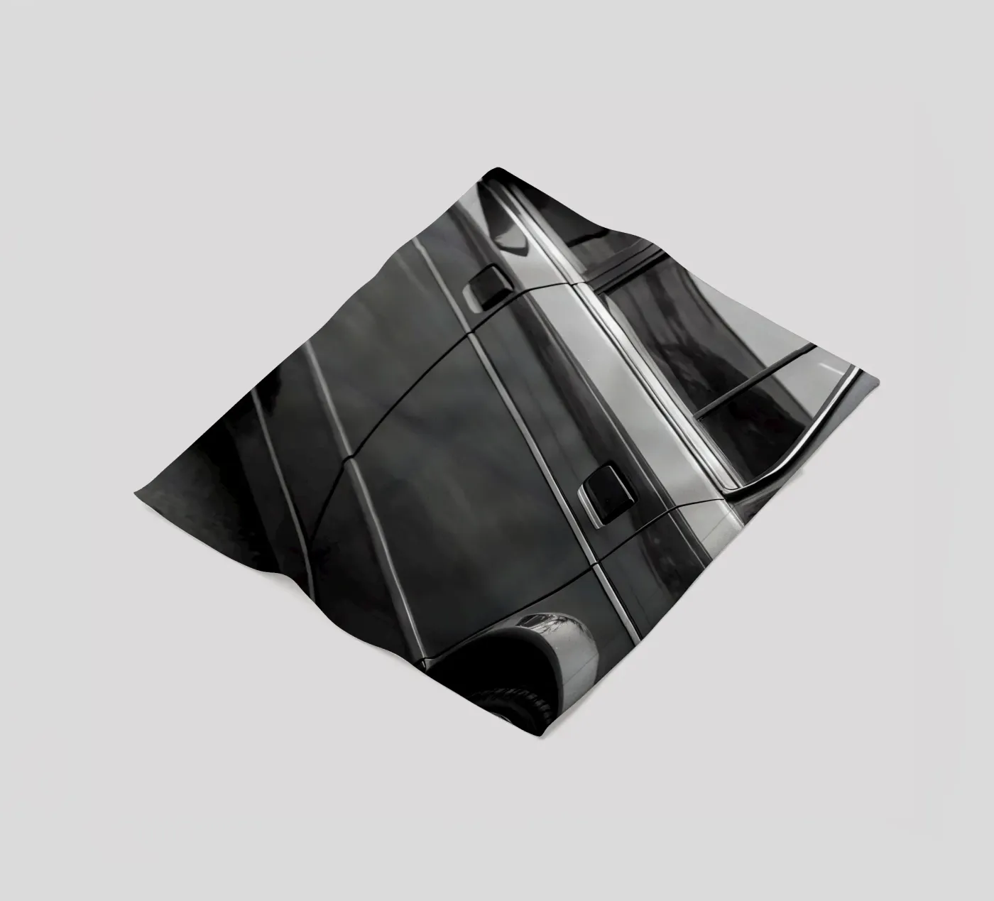 Monochrome Oldtimer Fleecedecke von CAR EDITION