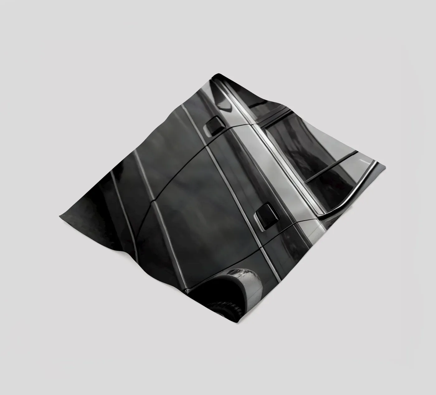 Monochrome Oldtimer Fleecedecke von CAR EDITION