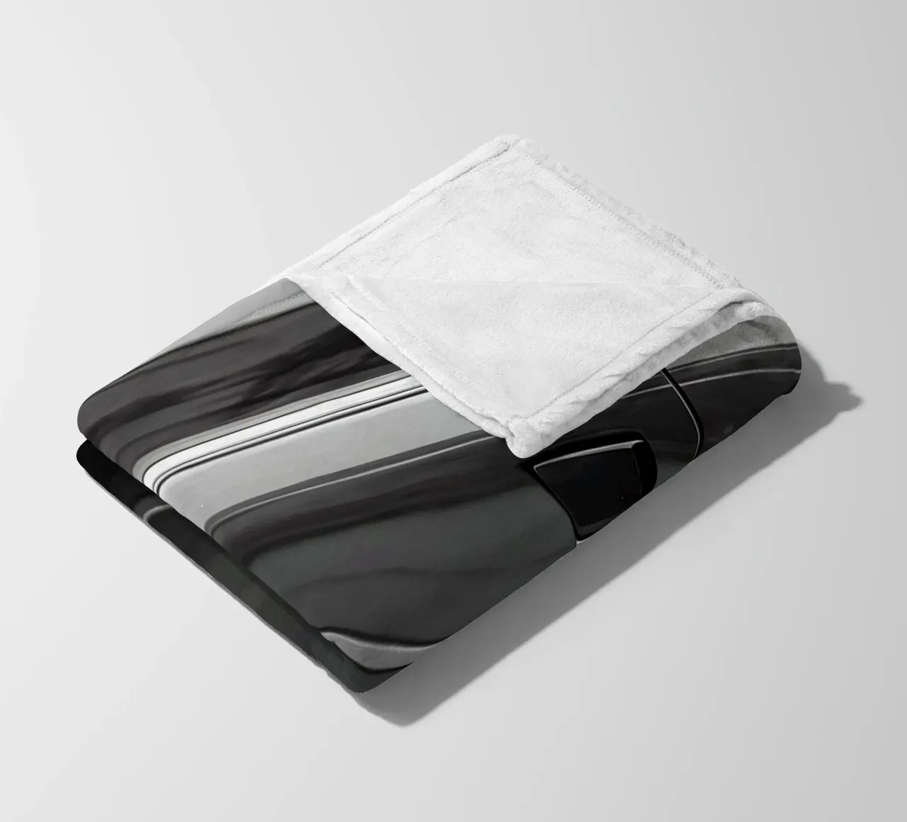 Monochrome Classic Cars Fleecedecke von CAR EDITION