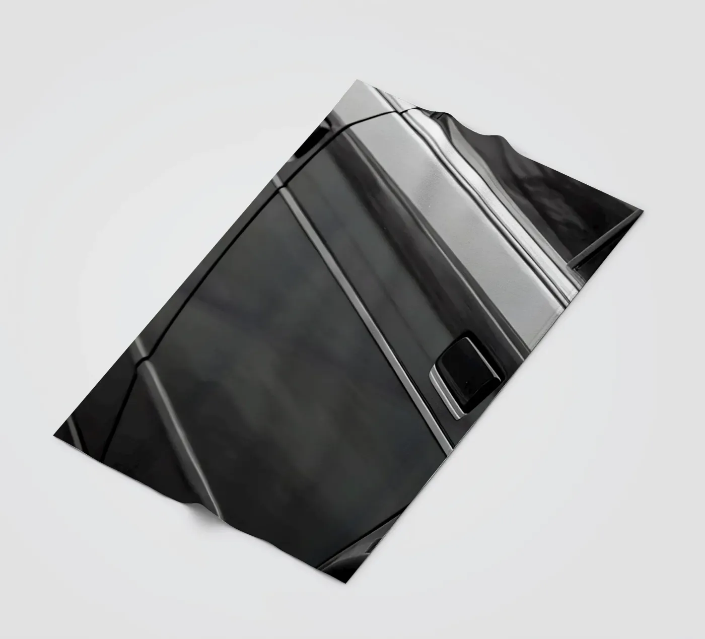 Monochrome Oldtimer Fleecedecke von CAR EDITION