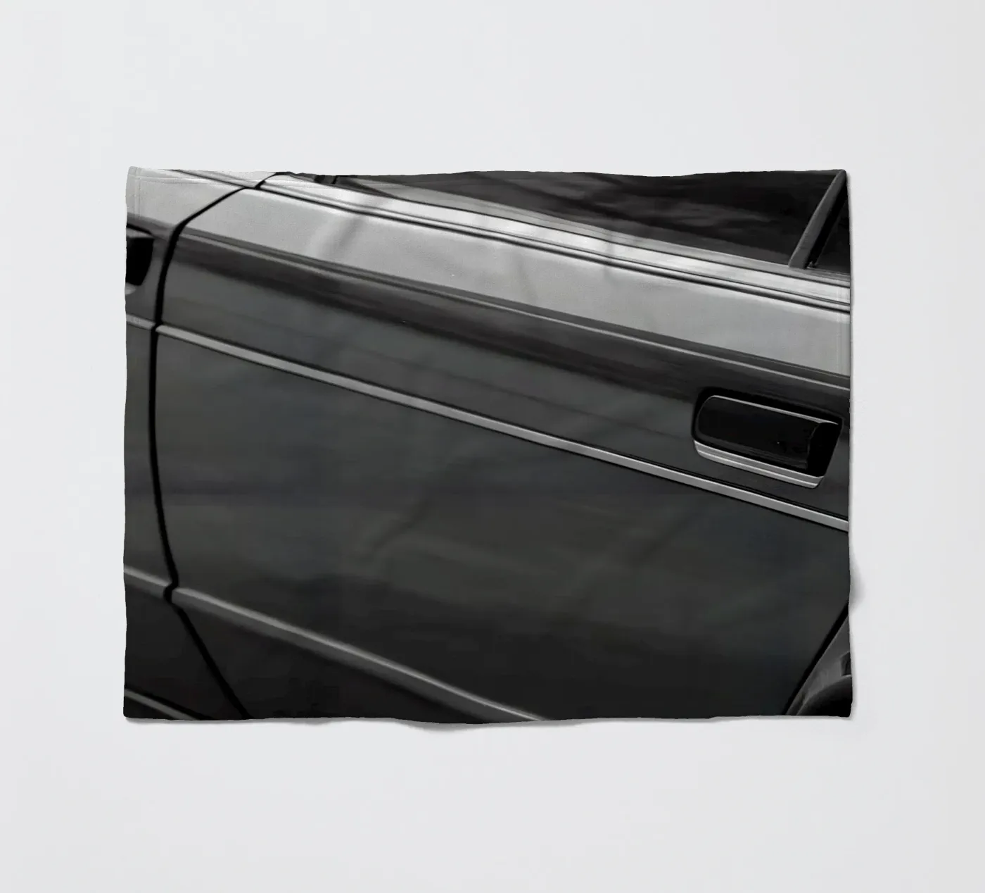 Monochrome Oldtimer Fleecedecke von CAR EDITION