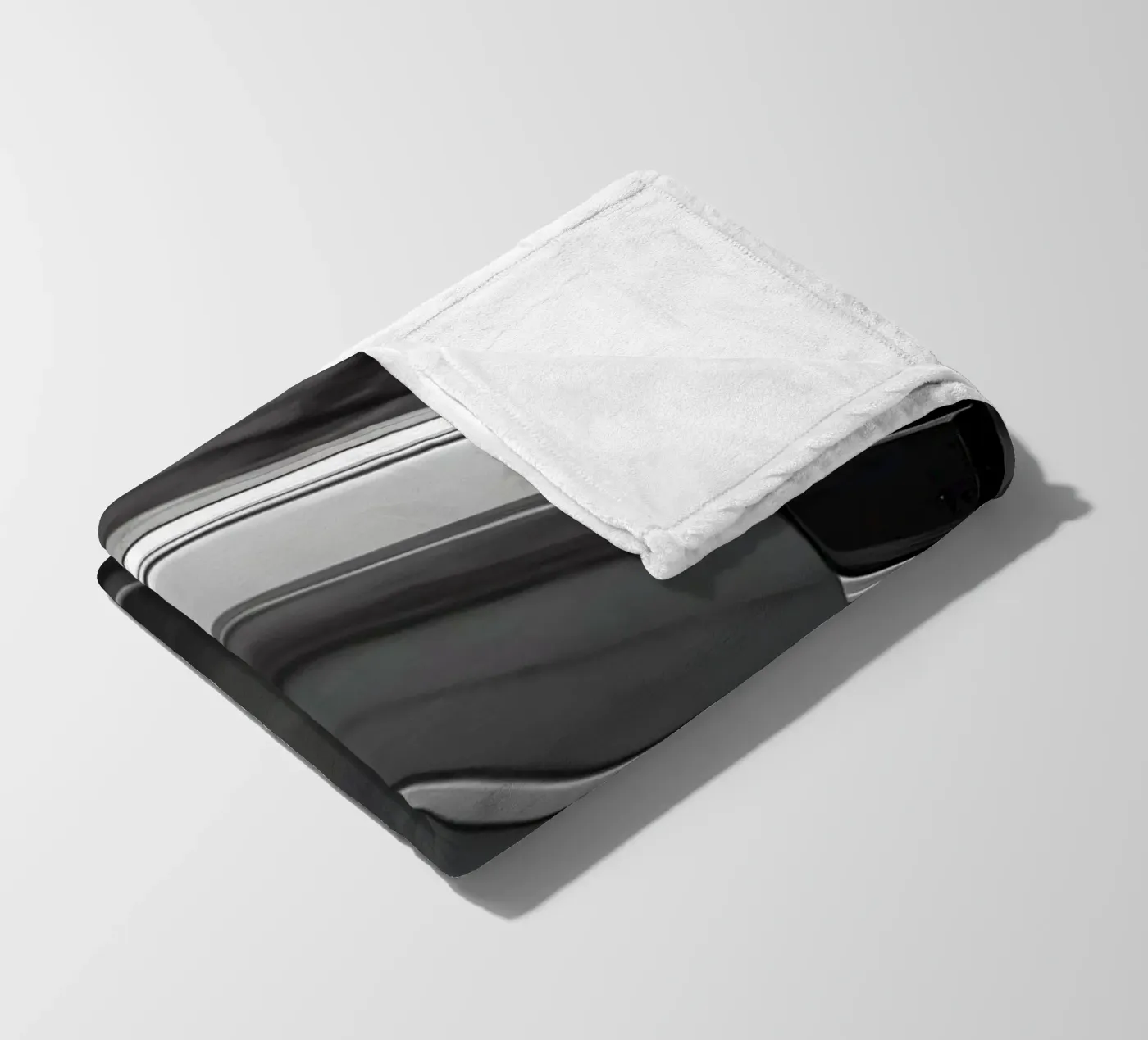 Monochrome Oldtimer Fleecedecke von CAR EDITION