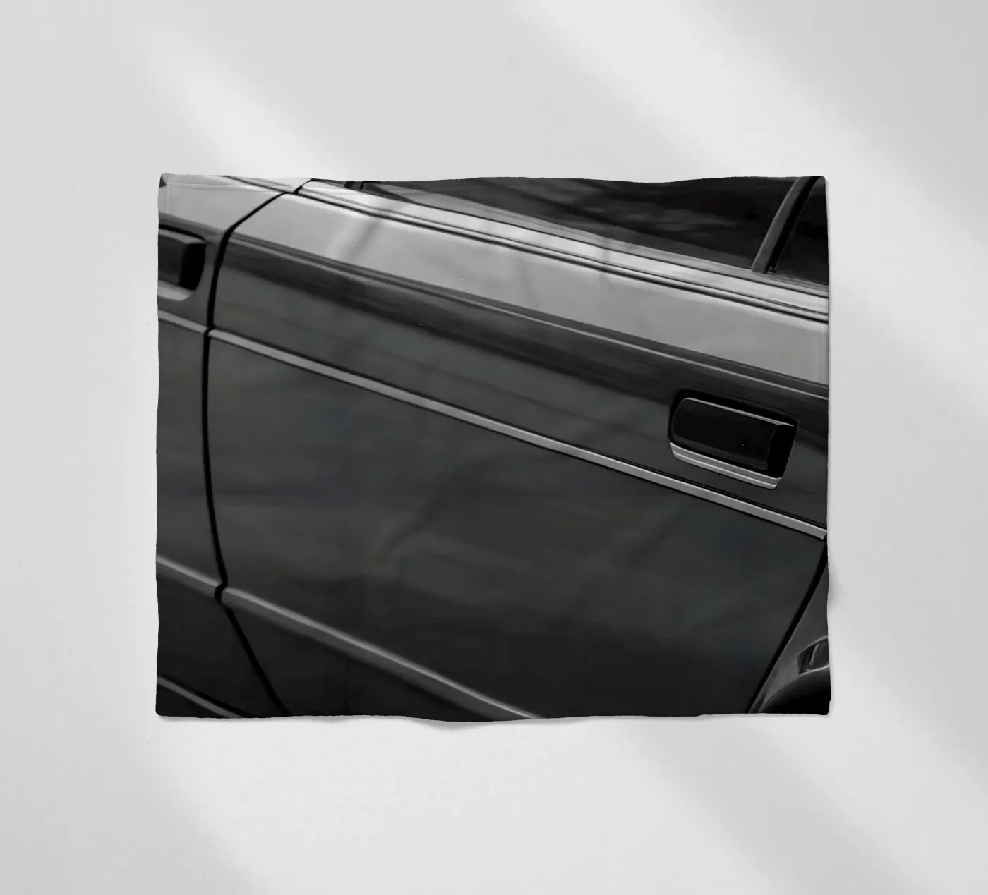 Monochrome Oldtimer Fleecedecke von CAR EDITION