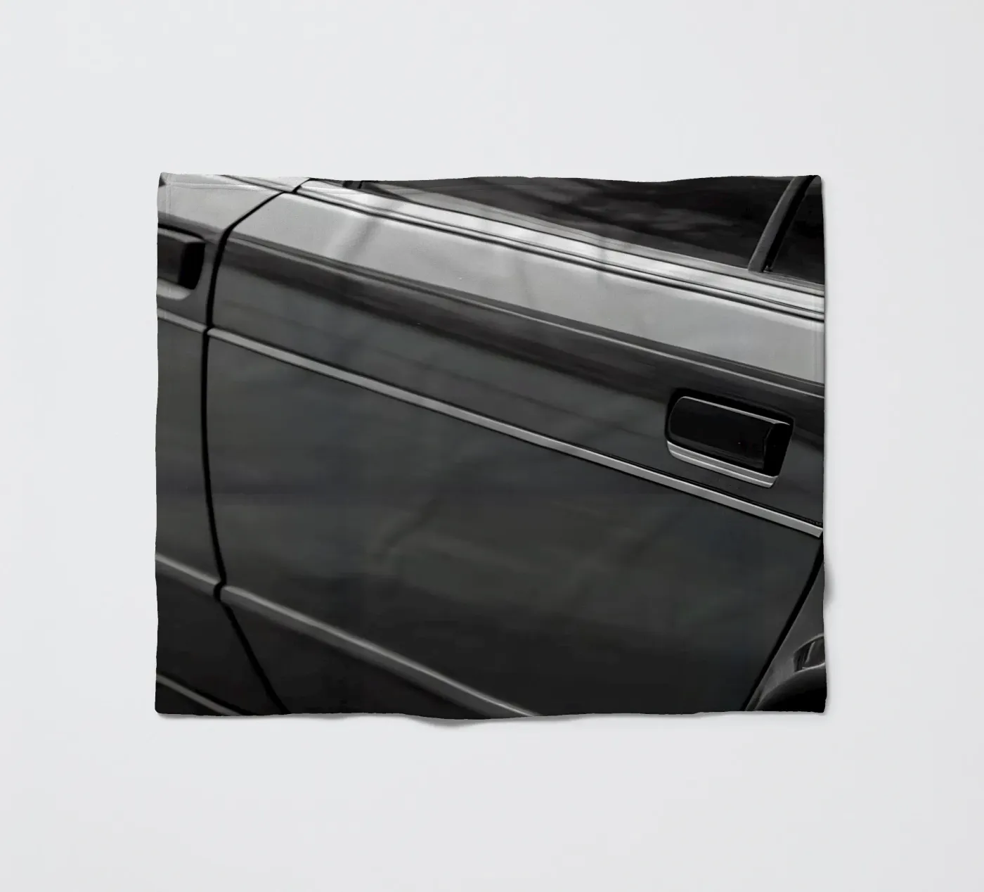 Monochrome Oldtimer Fleecedecke von CAR EDITION