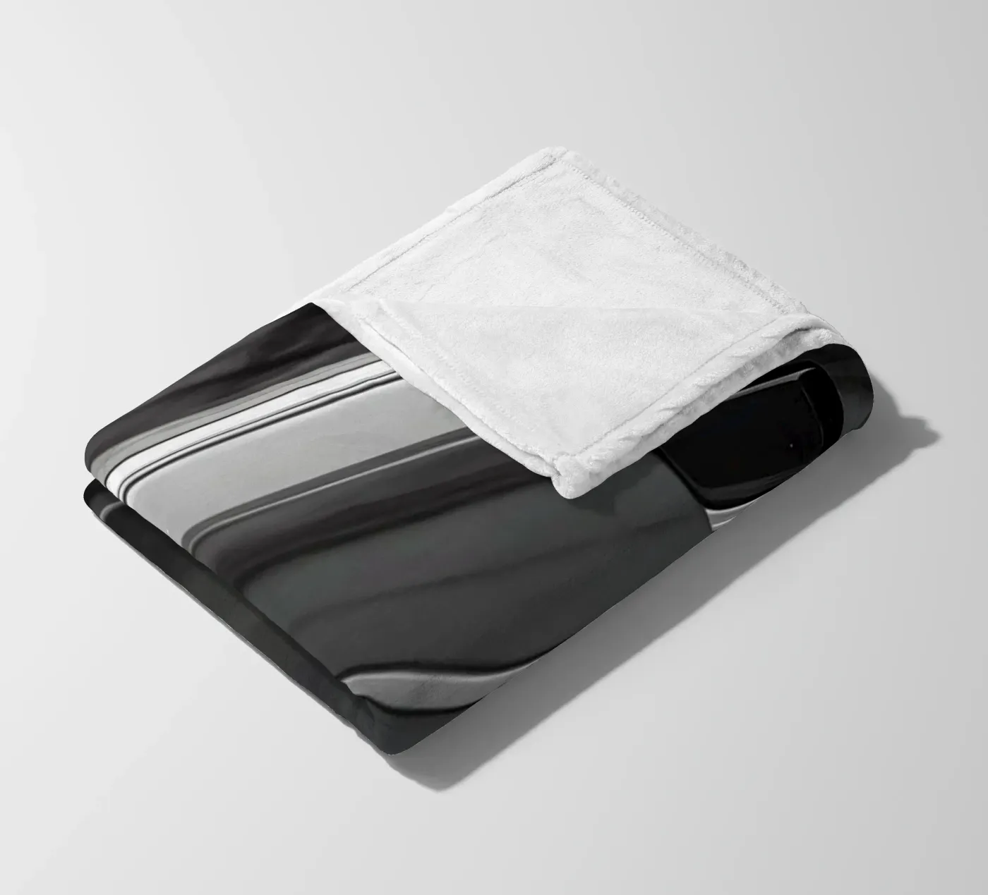 Monochrome Oldtimer Fleecedecke von CAR EDITION