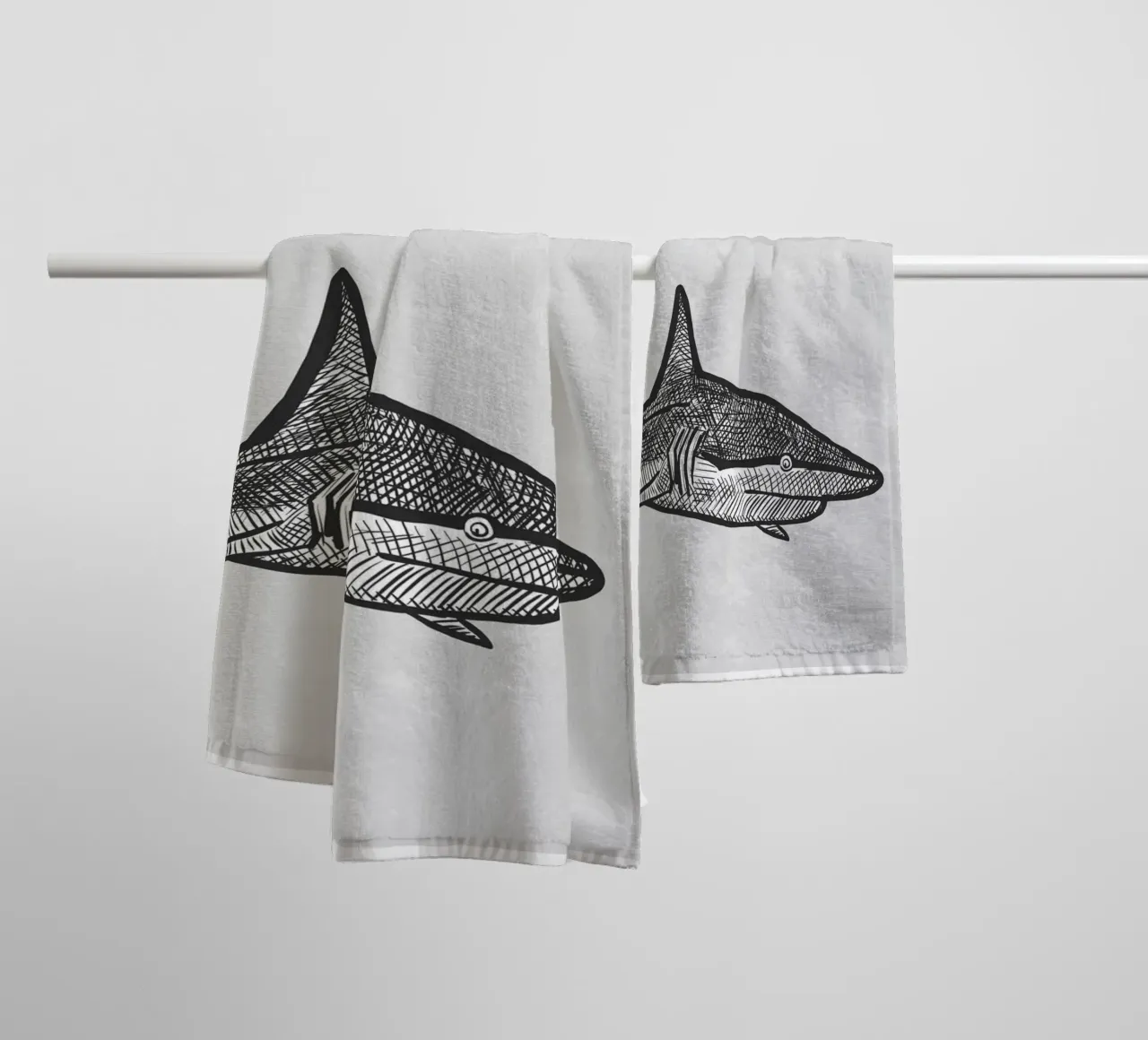 Bullshark asciugamano da bagno da BAINAI