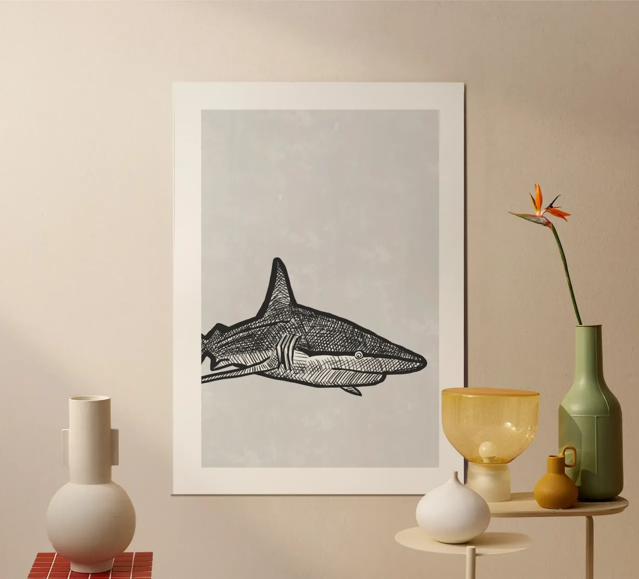 Bullshark carta hahnemühle da BAINAI