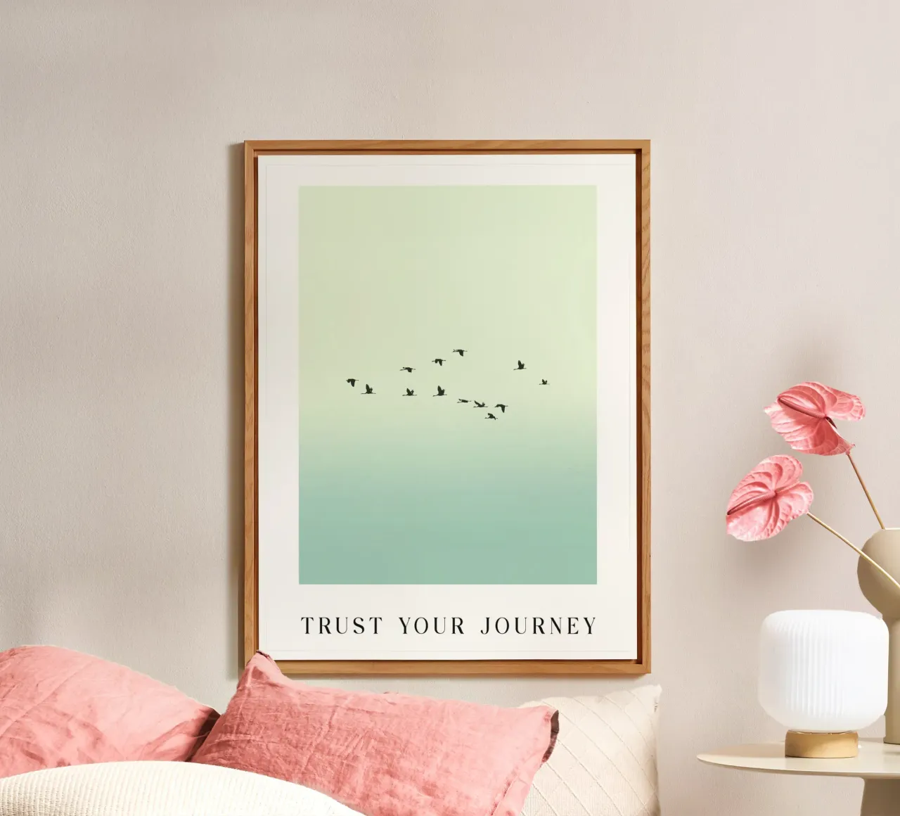 Trust your journey alluminio dibond da BAINAI