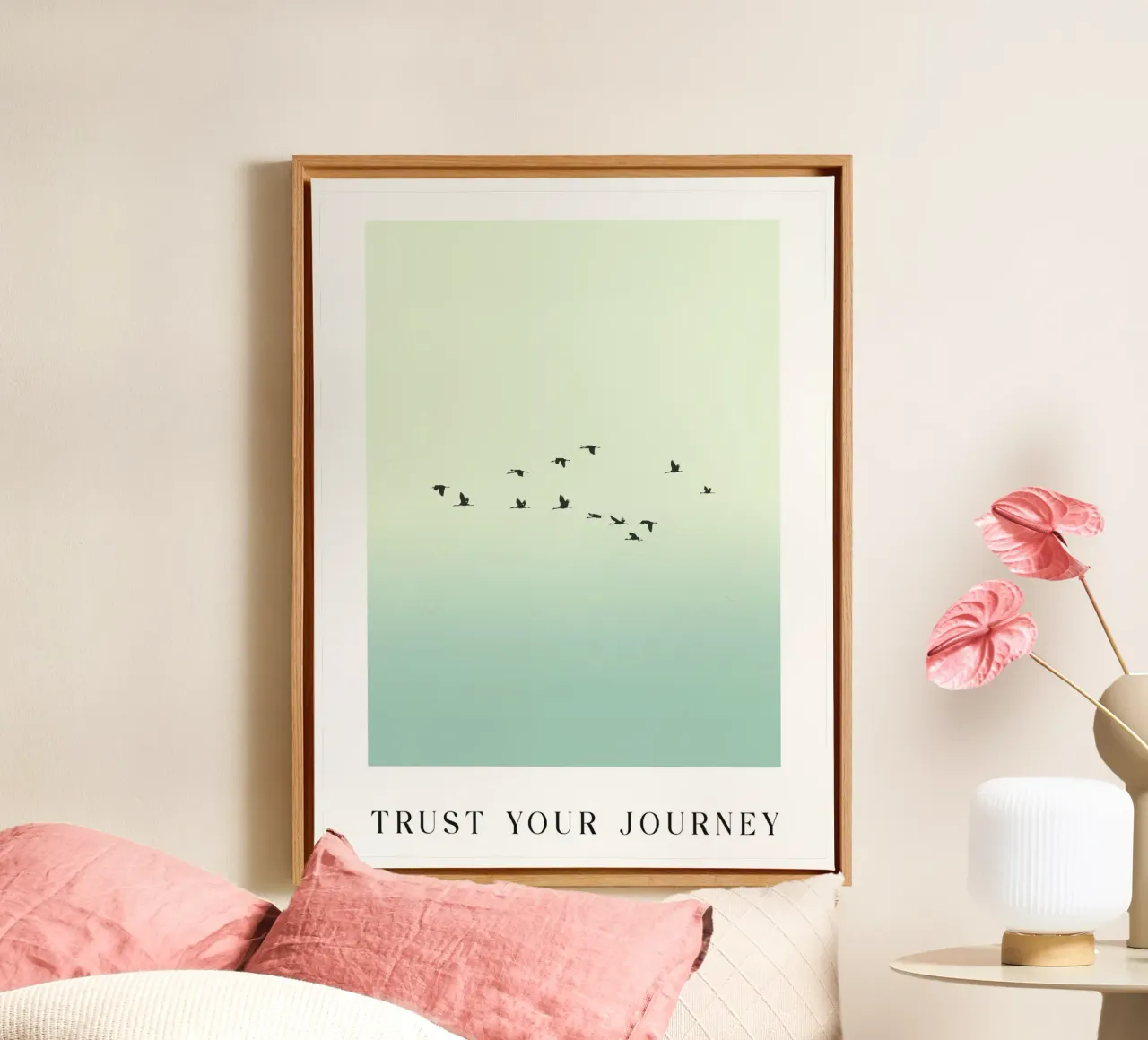 Trust your journey canvas met Baklijst van BAINAI