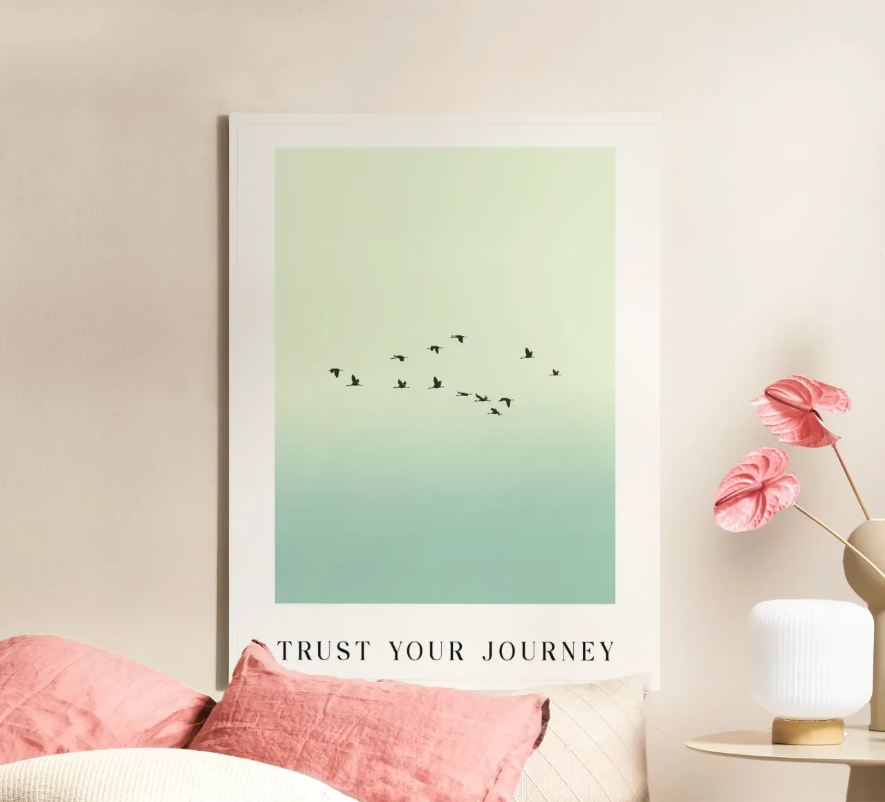 Trust your journey canvas met Baklijst van BAINAI
