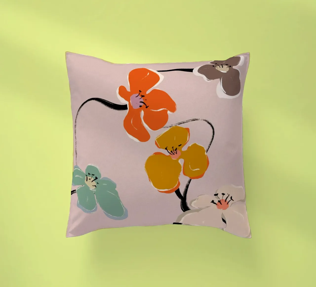 Zen Flowers No 09 cuscino da treechild