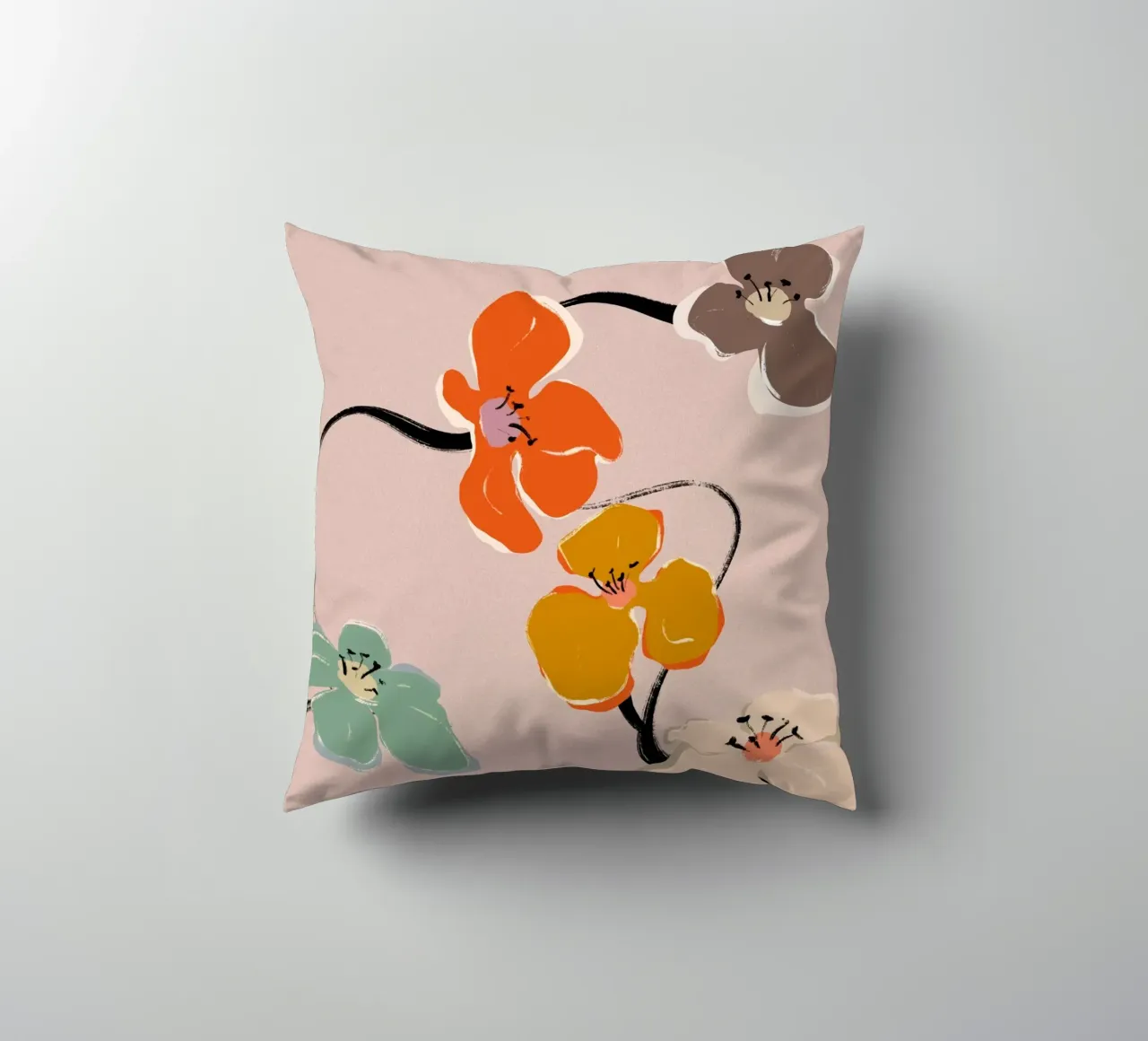Zen Flowers No 09 cuscino da treechild