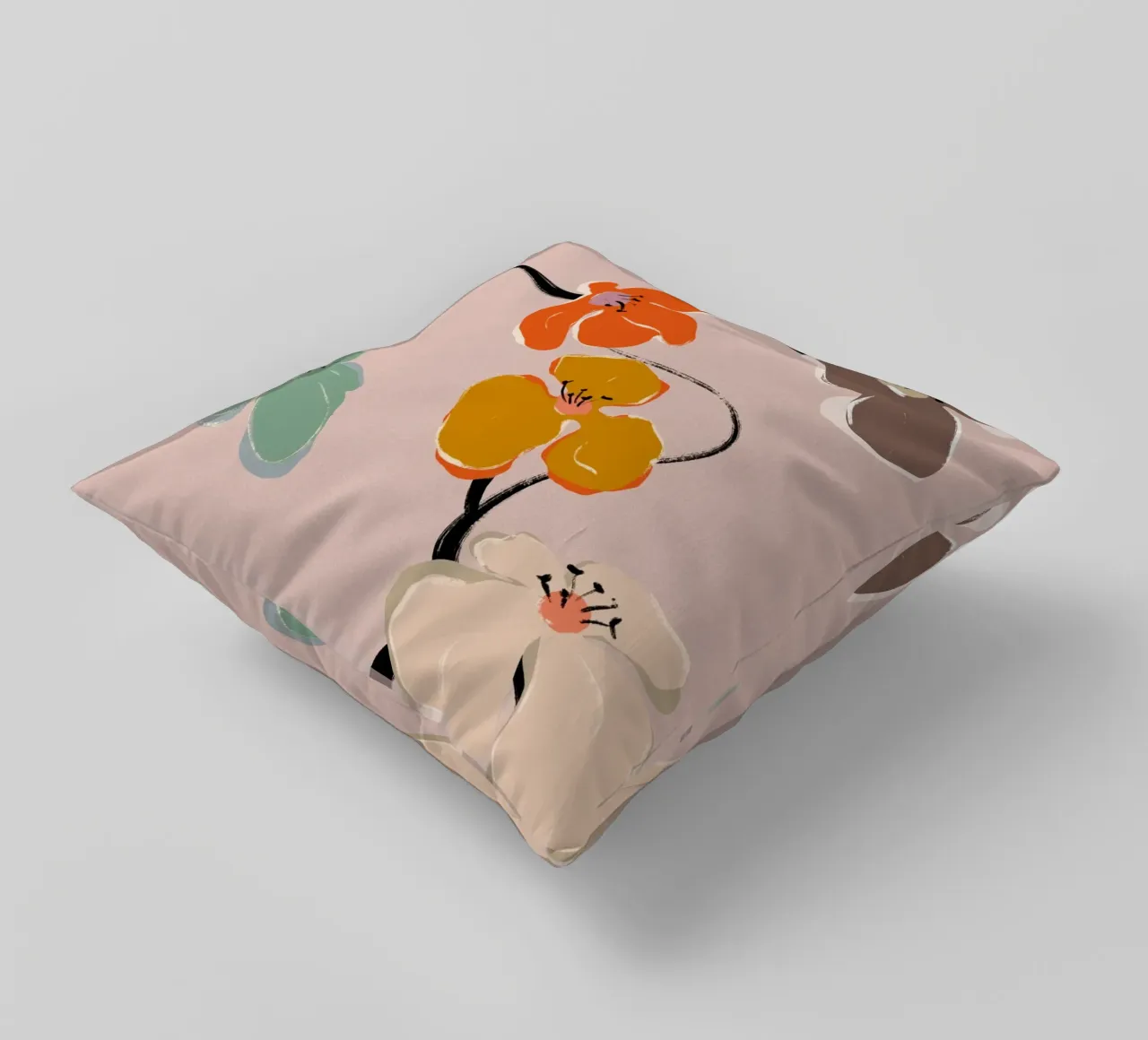 Zen Flowers No 09 cuscino da treechild