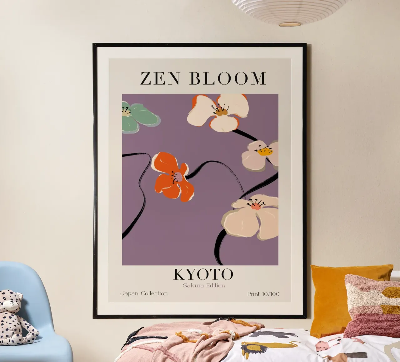 Zen Bloom No 09 poster da treechild