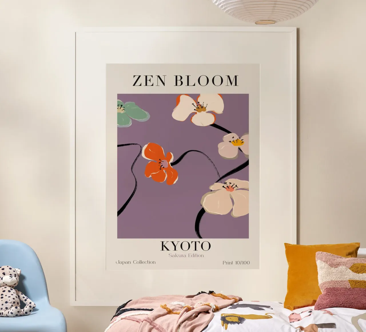 Zen Bloom No 09 poster da treechild