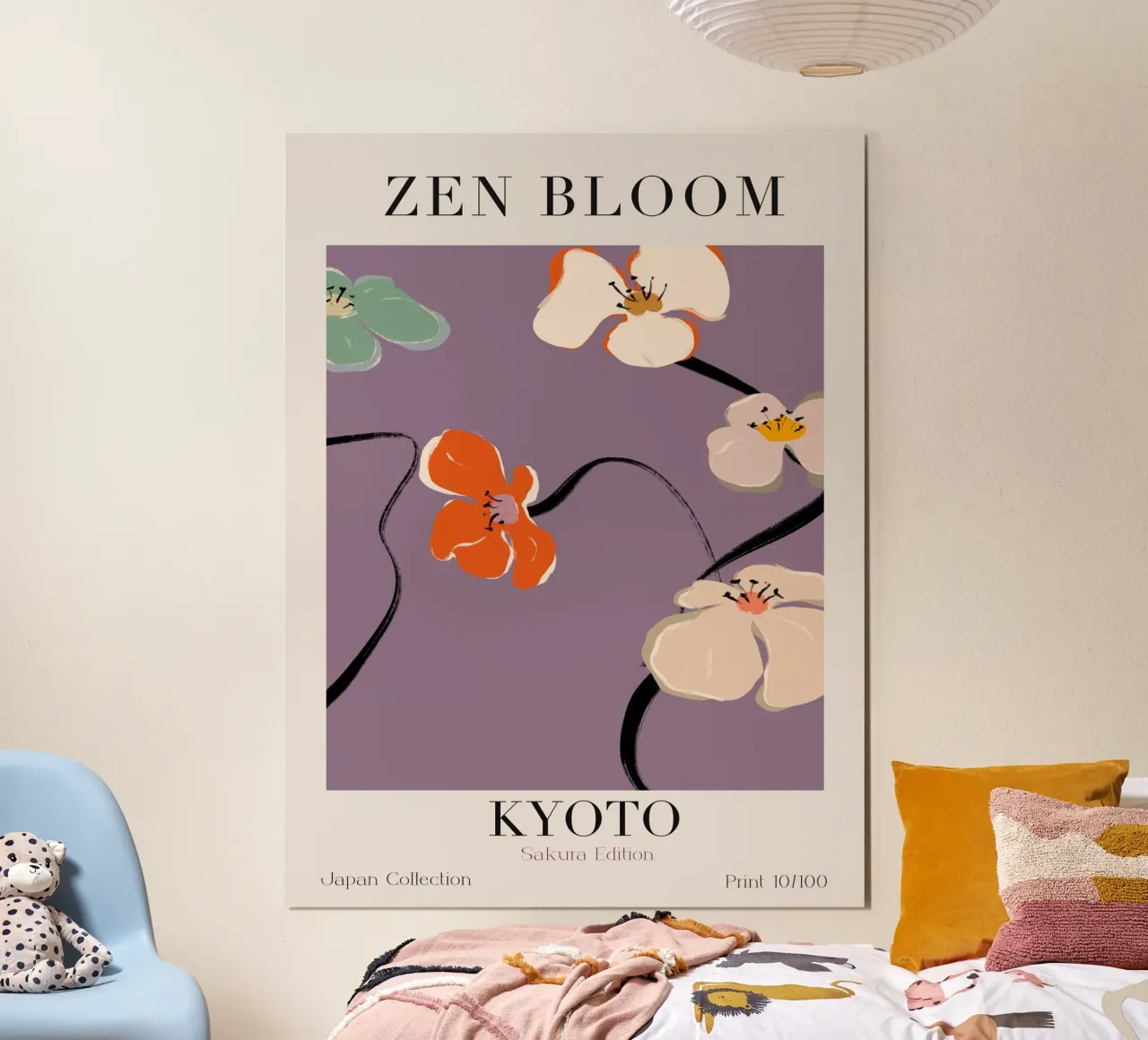 Zen Bloom No 09 poster da treechild