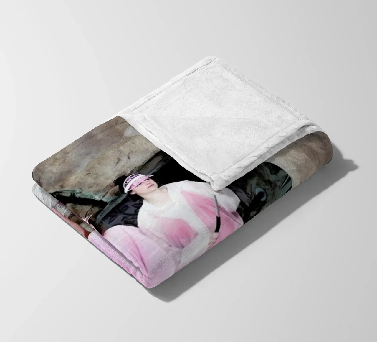 Wasserfall Fleecedecke von I Love Travel GmbH