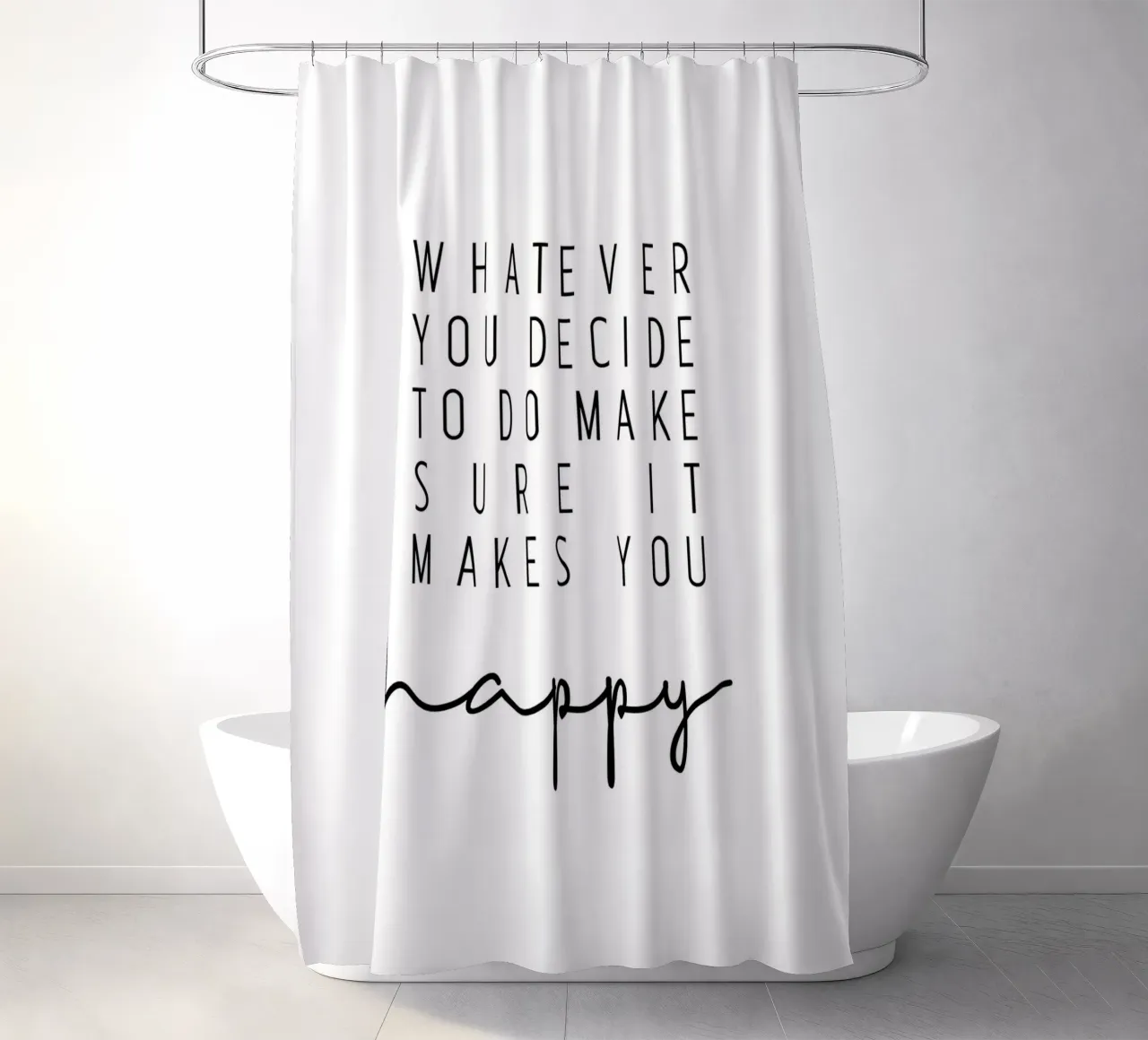 Make sure it makes you happy tenda da doccia da BAINAI