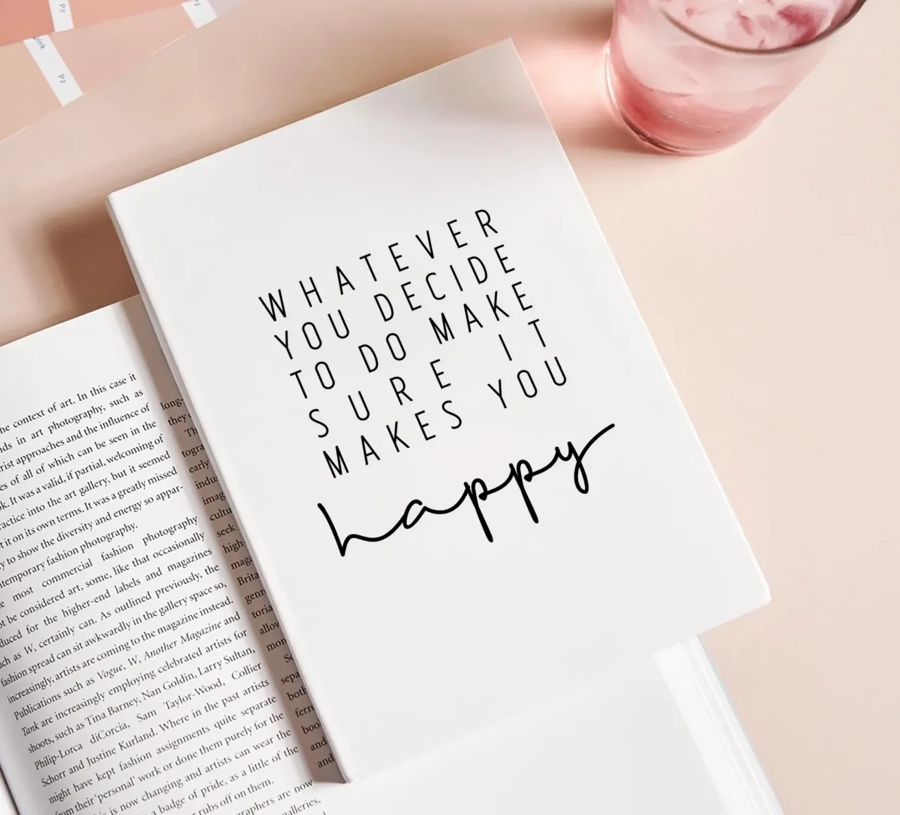 Make sure it makes you happy notitieboek van BAINAI