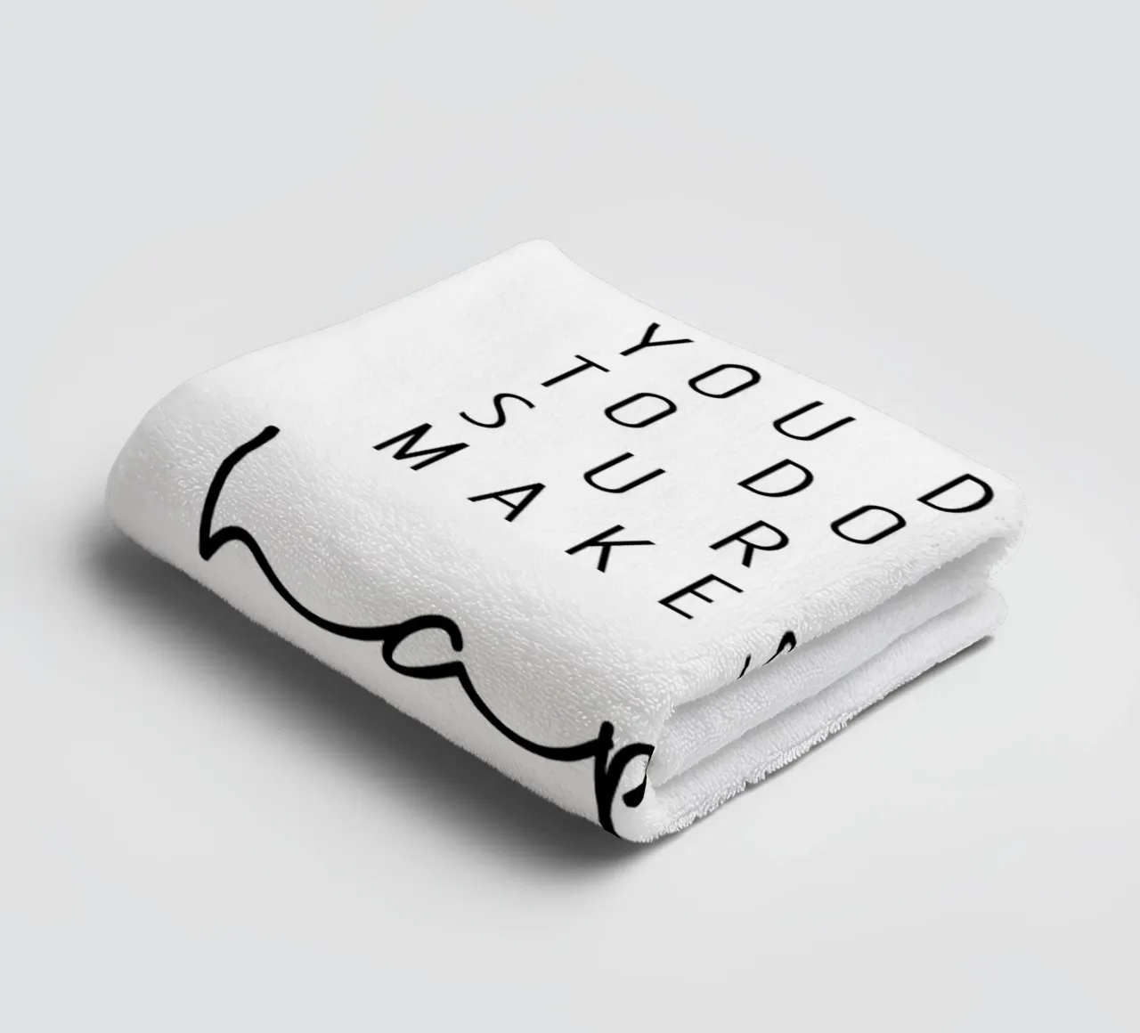 Make sure it makes you happy asciugamano da bagno da BAINAI