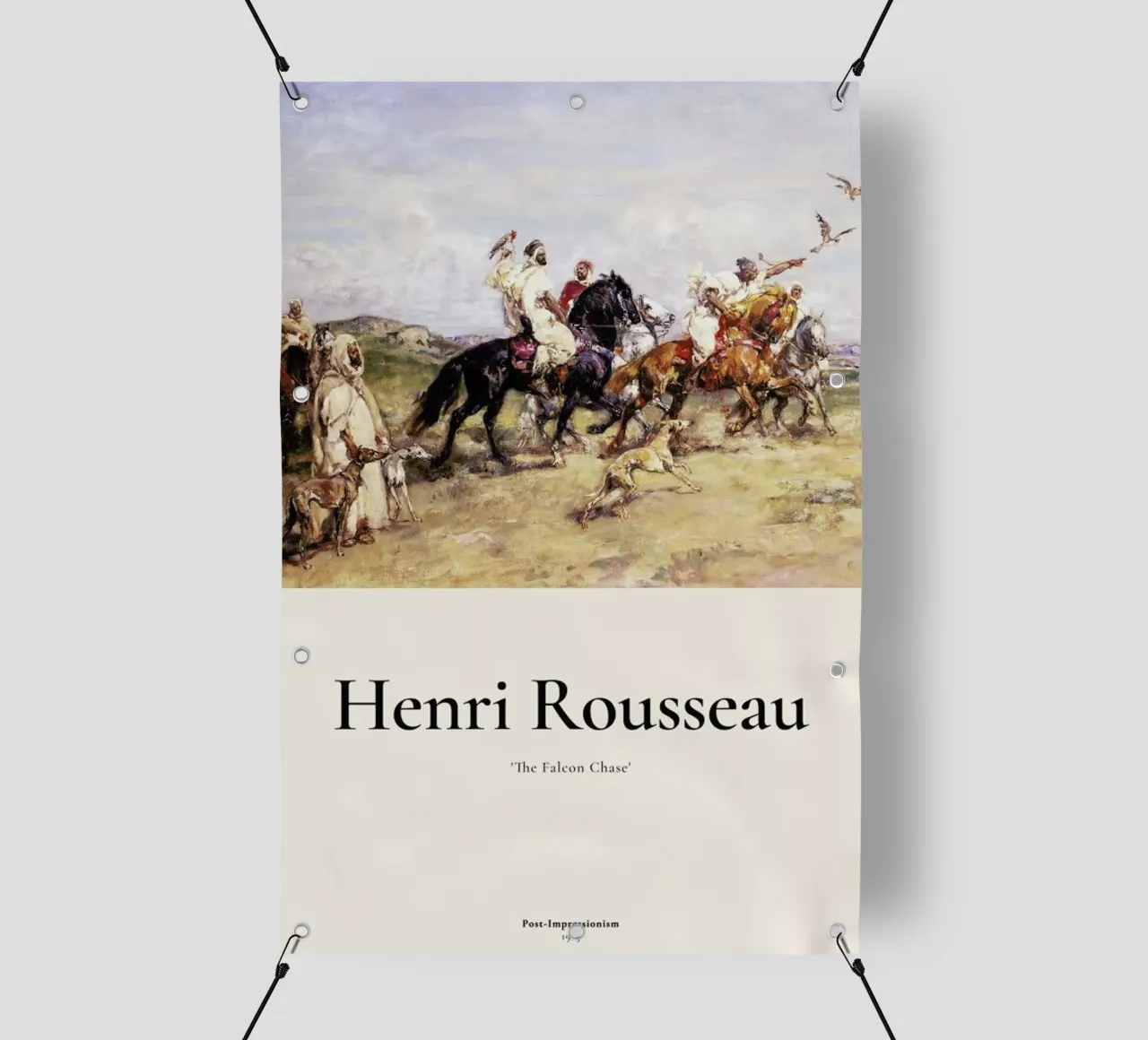 Rousseau - The Falcon Chase telo in pvc da ARTOTHEK