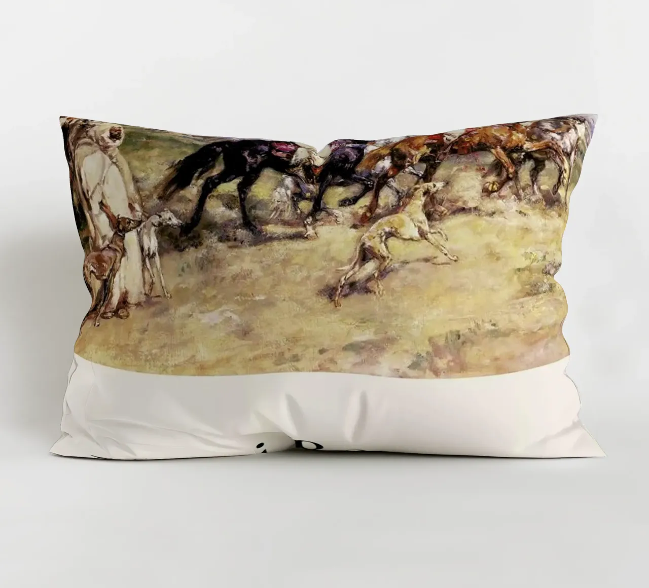 Rousseau - The Falcon Chase cuscino da ARTOTHEK