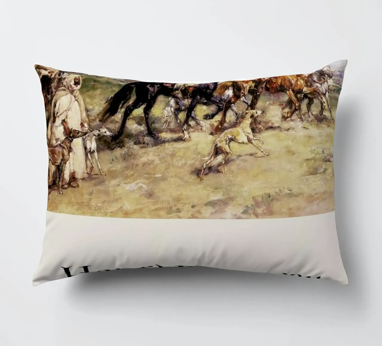 Rousseau - The Falcon Chase cuscino da ARTOTHEK