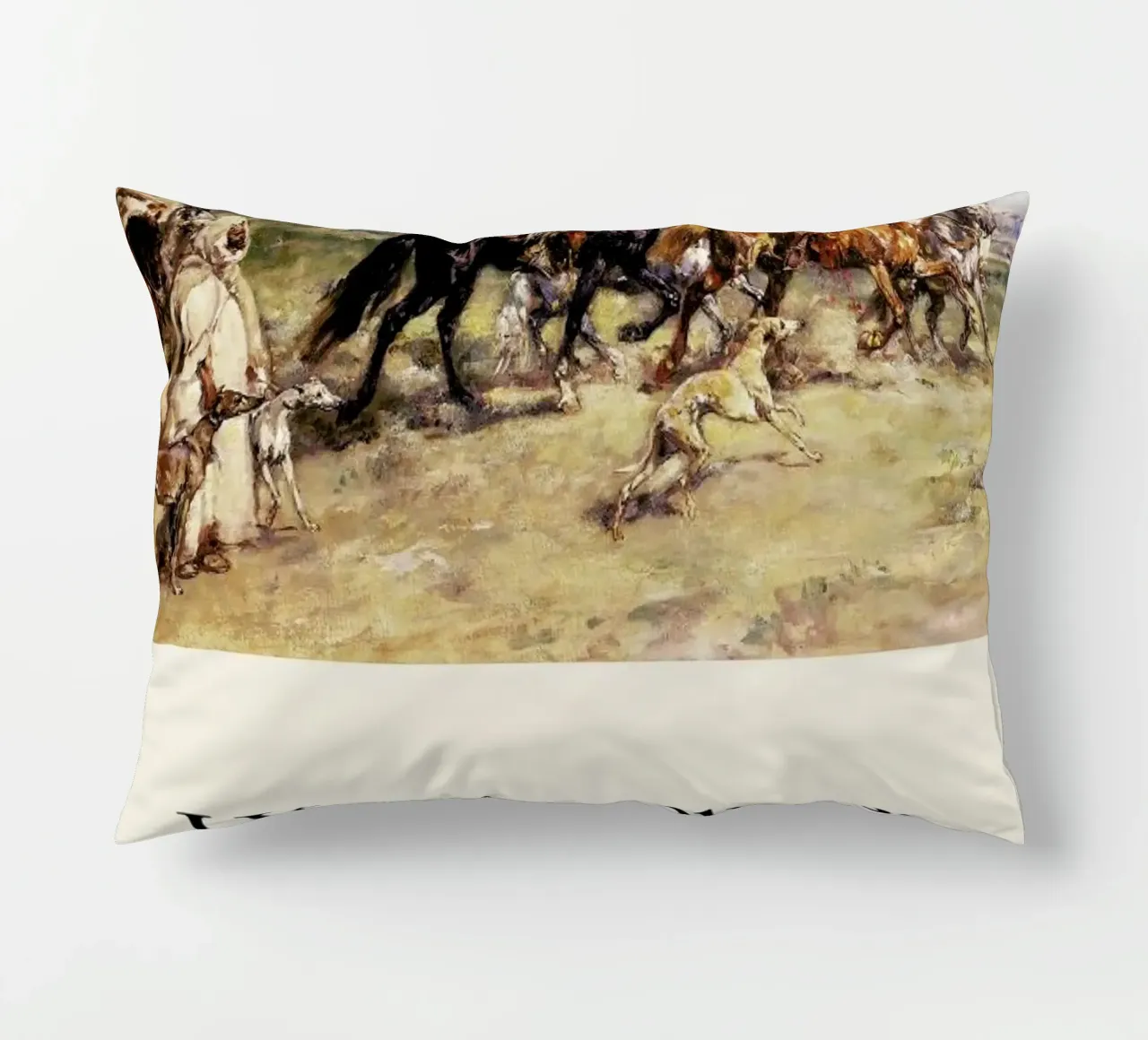 Rousseau - The Falcon Chase cuscino da ARTOTHEK