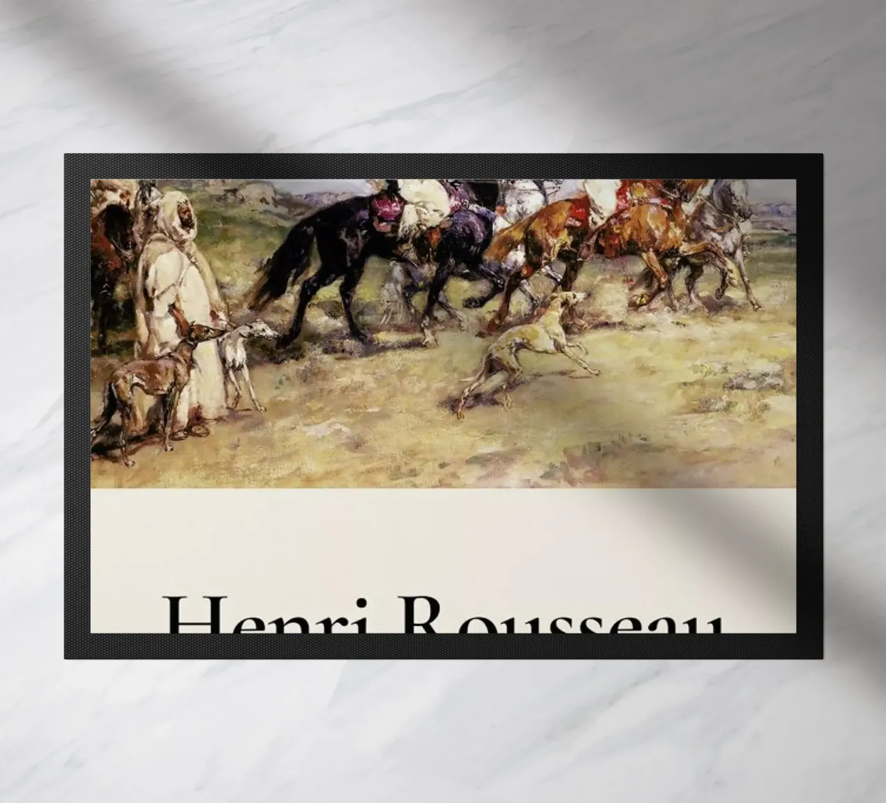 Rousseau - The Falcon Chase zerbino da ARTOTHEK