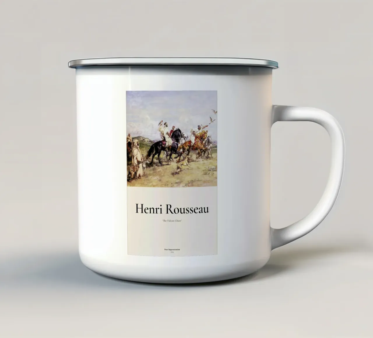 Rousseau - The Falcon Chase tazza in smalto da ARTOTHEK