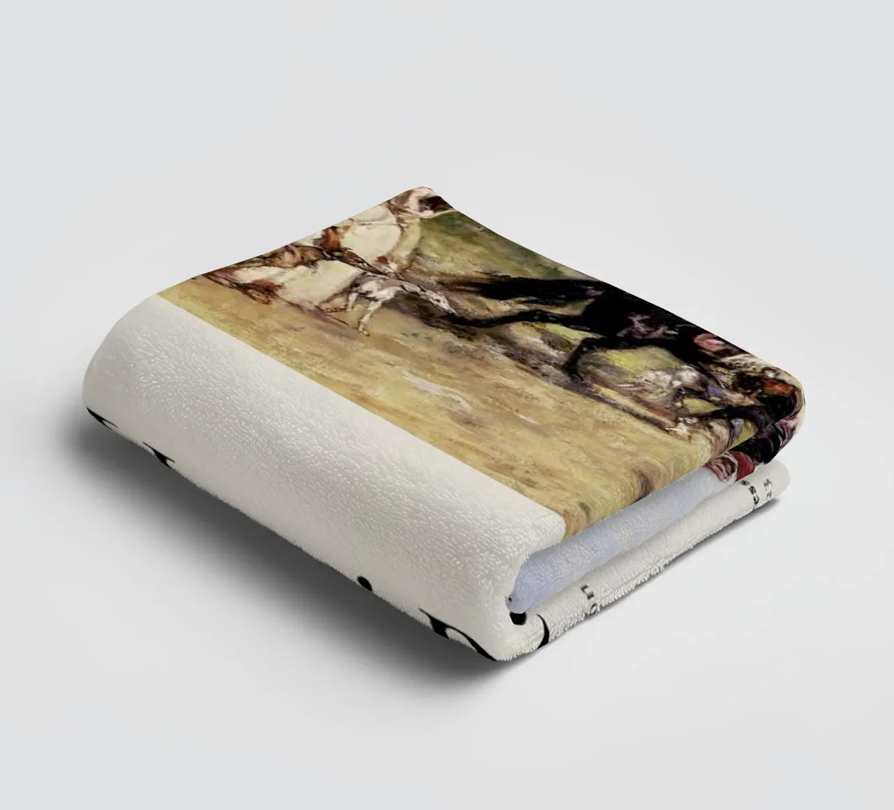 Rousseau - The Falcon Chase asciugamano da bagno da ARTOTHEK
