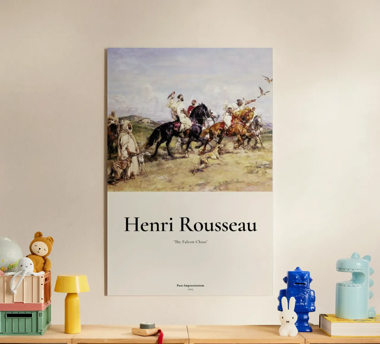 Rousseau - The Falcon Chase plexiglass da ARTOTHEK