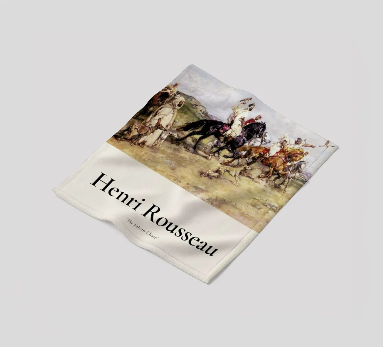 Rousseau - The Falcon Chase coperta in pile da ARTOTHEK
