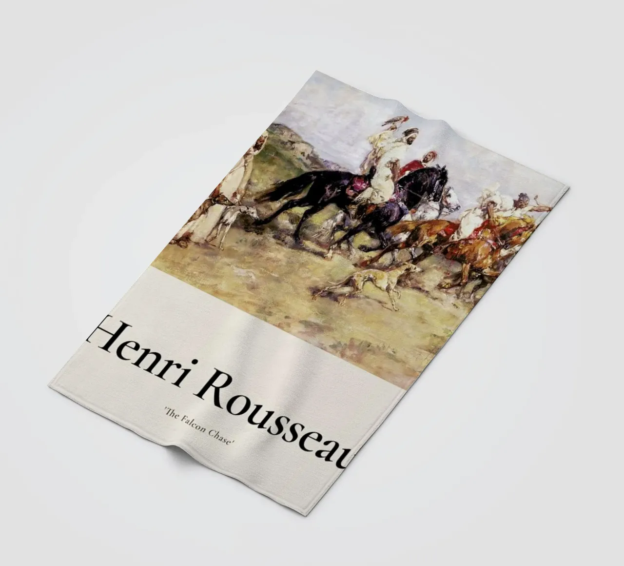 Rousseau - The Falcon Chase coperta in pile da ARTOTHEK