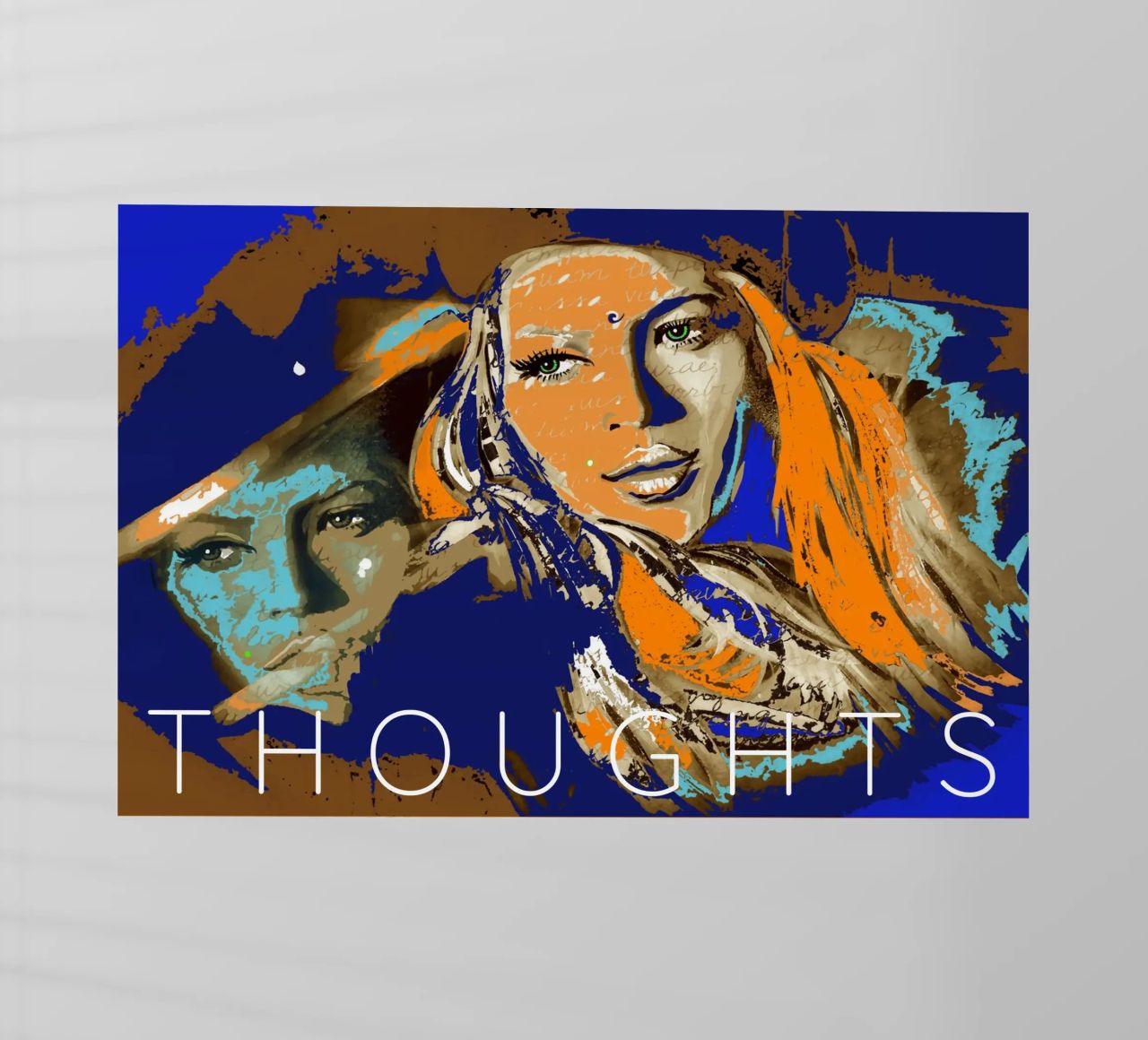 Thoughts pellicola backlit da Happy 😃 Art 🎨 by Christine Schnoell