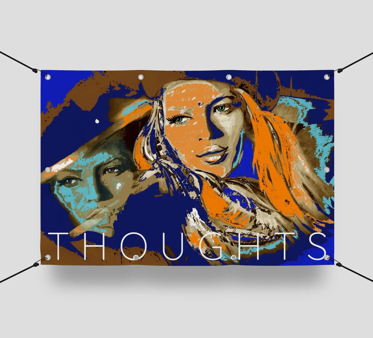 Thoughts telo in pvc da Happy 😃 Art 🎨 by Christine Schnoell