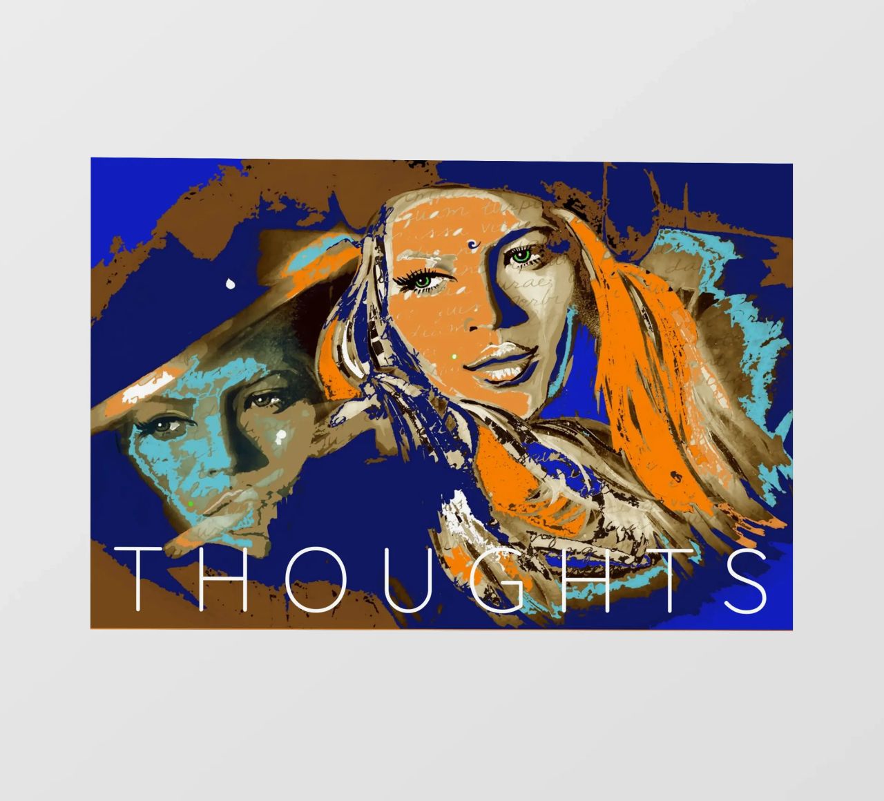 Thoughts telo in pvc da Happy 😃 Art 🎨 by Christine Schnoell