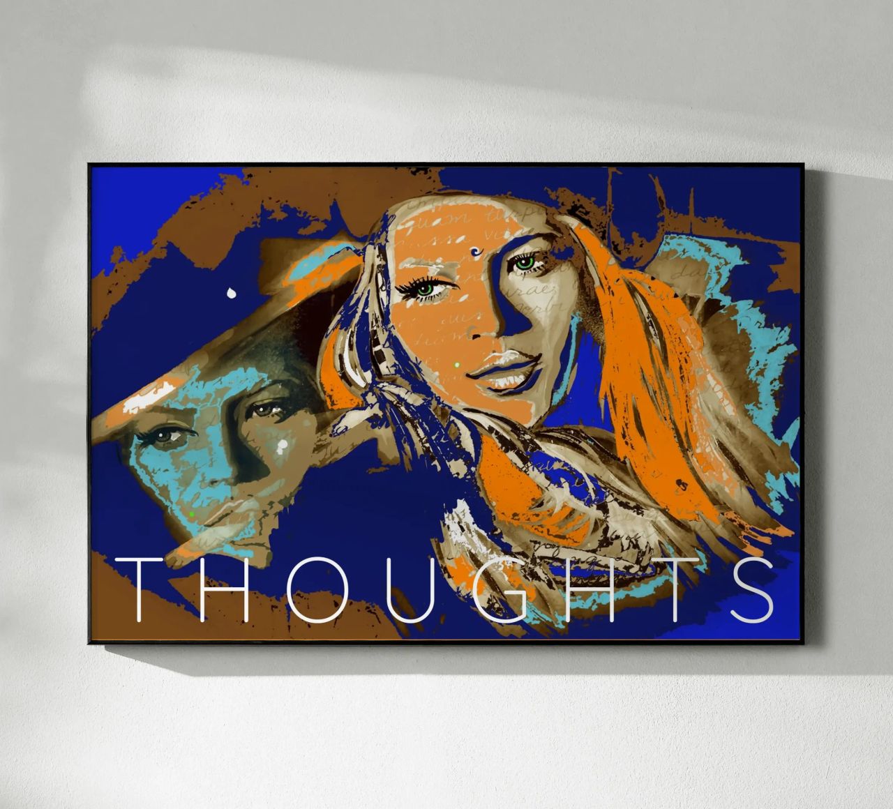 Thoughts plexiglass da Happy 😃 Art 🎨 by Christine Schnoell