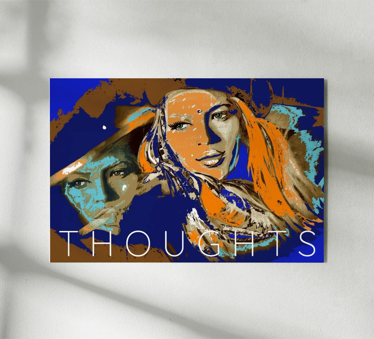 Thoughts plexiglass da Happy 😃 Art 🎨 by Christine Schnoell