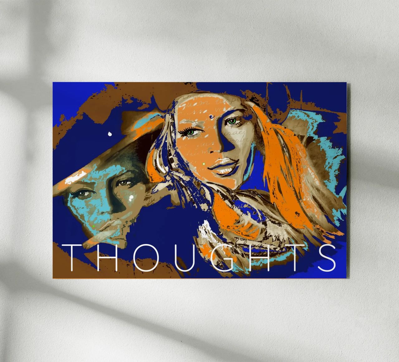 Thoughts alluminio dibond da Happy 😃 Art 🎨 by Christine Schnoell