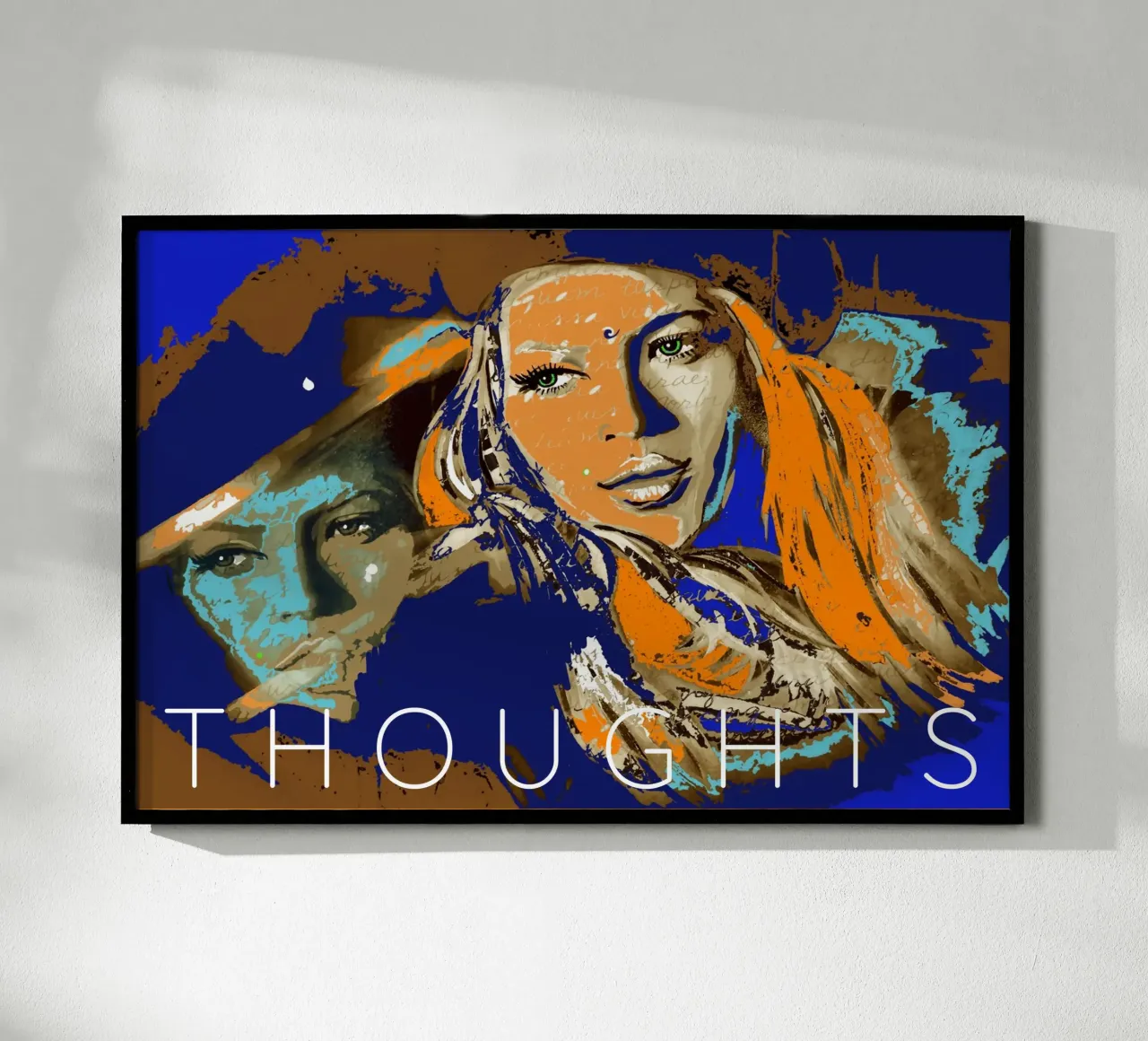 Thoughts hahnemühle de Happy 😃 Art 🎨 by Christine Schnoell