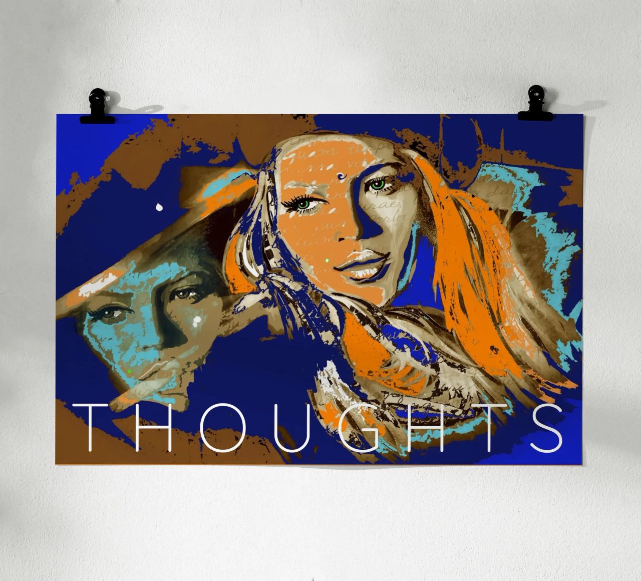 Thoughts carta hahnemühle da Happy 😃 Art 🎨 by Christine Schnoell