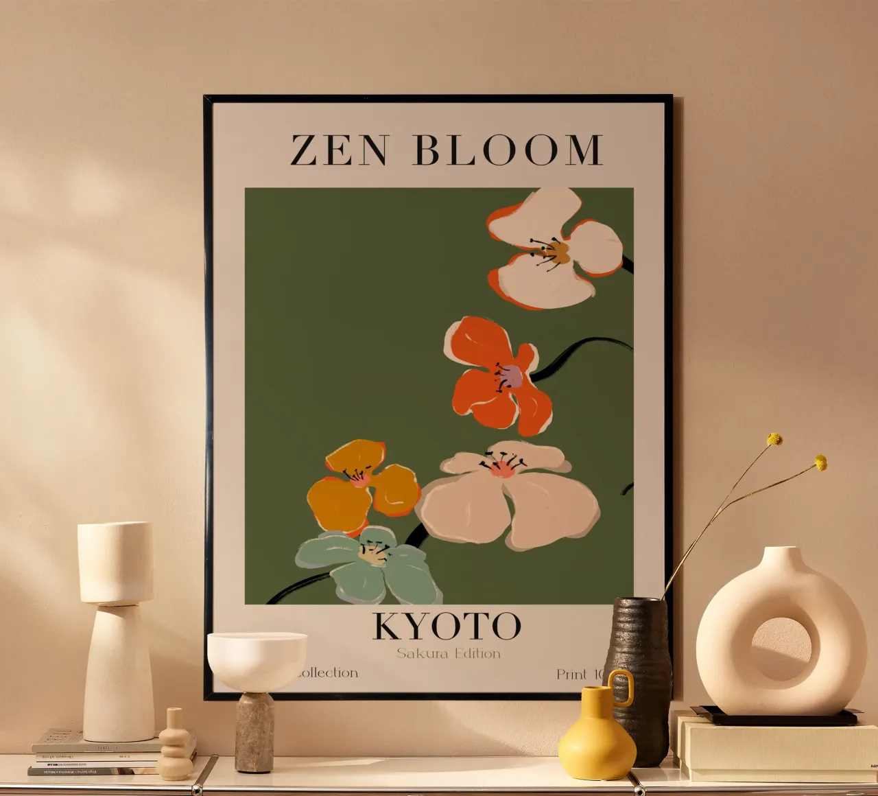 Zen Bloom No 10 poster da treechild