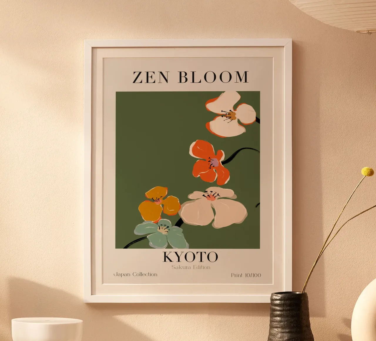 Zen Bloom No 10 poster da treechild