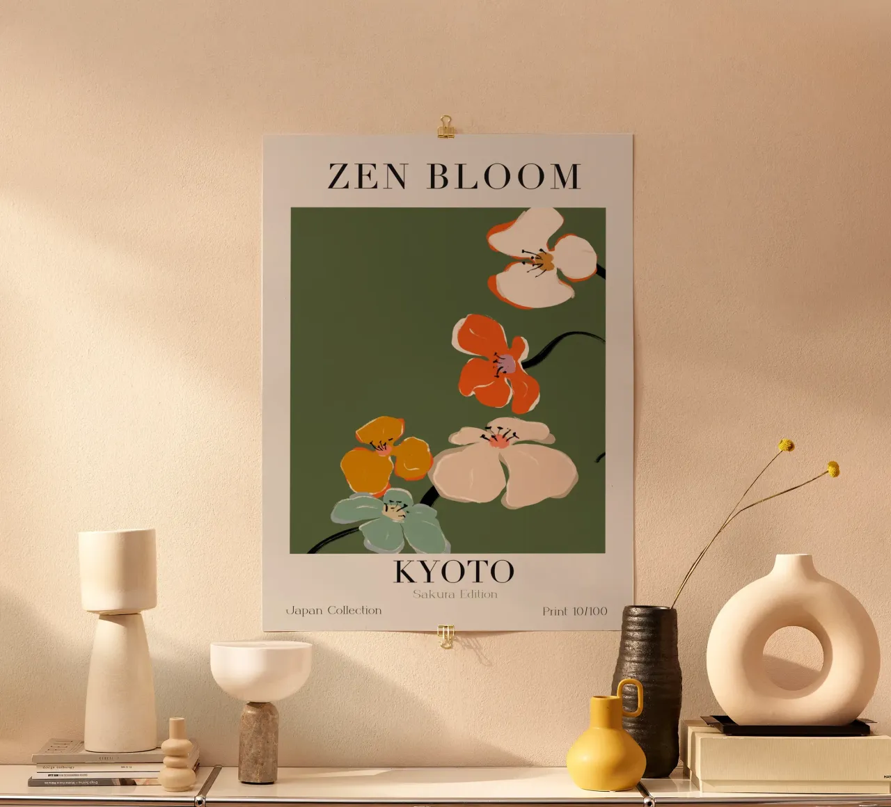 Zen Bloom No 10 poster da treechild