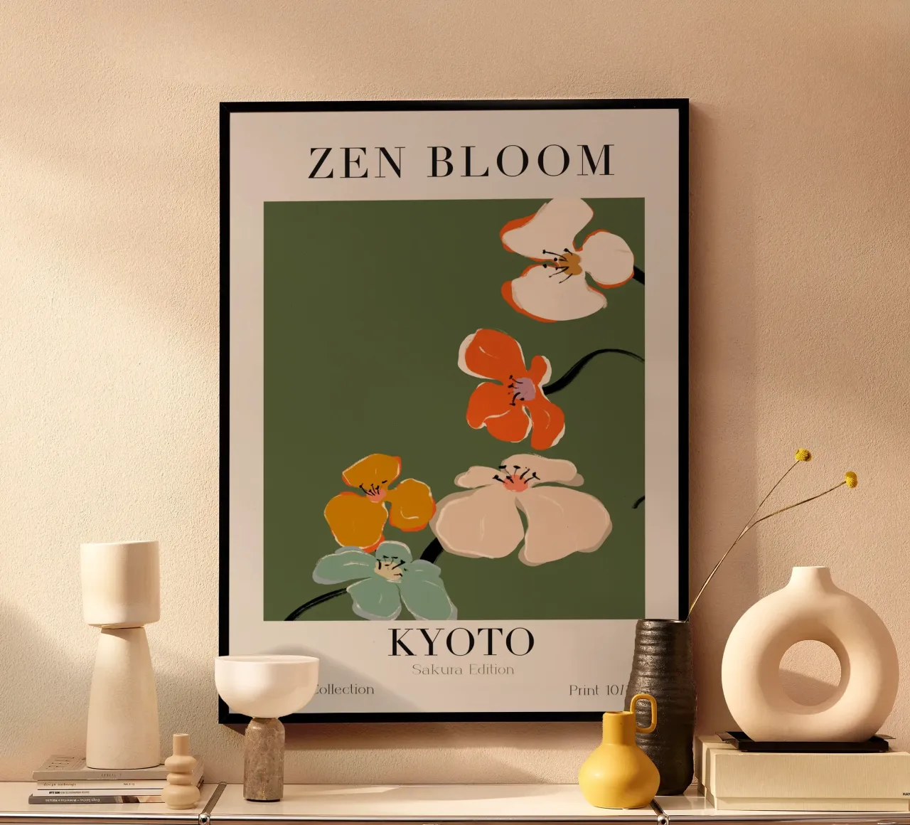 Zen Bloom No 10 poster da treechild